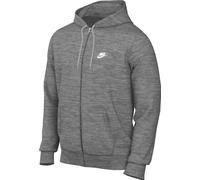 NIKE FN3884-063 Club Sweatshirt Men's DK GREY HEATHER/LT SMOKE GREY/WHITE Size S