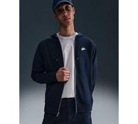 NIKE FN3884-451 Club Sweatshirt Men's OBSIDIAN/OBSIDIAN/WHITE Size M