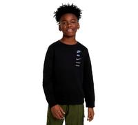 NIKE FN7711-010 B NSW SI FLC CREW BB Sweatshirt Boy's BLACK Size M