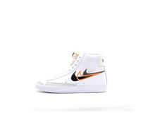 NIKE FN7809-100 Blazer MID '77 Men White/Black-Bright Mandarin-Medium UK 10.5