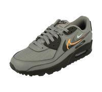 NIKE FN7810-001 AIR MAX 90 Men Smoke Grey/Black-Bright Mandarin UK 10
