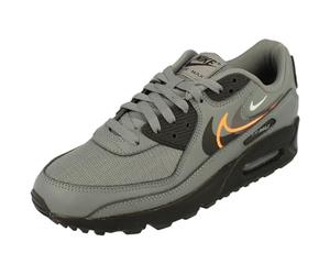 NIKE FN7810-001 AIR MAX 90 Men Smoke Grey/Black-Bright Mandarin UK 10