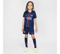 Paris Saint-Germain 2025/26 Stadium Home Younger Kids' Nike Football Replica 3-Piece Kit - Blue - Polyester XS