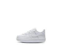 Nike Force 1 Cot Baby Bootie - White 2.5