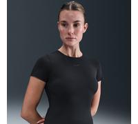 Nike Form Women's Short-Sleeve Top - Black - Polyester/Elastane XXL (UK 24-26)