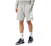 NIKE FQ4950-063 Club Shorts Men's DK Grey Heather/LT Smoke Grey/White Size M