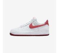 NIKE Air Force 1 '07 Women's Trainers Sneakers Fashion Shoes FQ7626 (White/Team Red 100) UK7.5 (EU42)