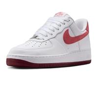 Nike Air Force 1 07 Womens Fashion Trainers in White Red - 4.5 UK