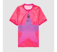 Nike France 2026 Kids Dri FIT Stadium Goalkeeping Shirt Hyper Pink Sunset Pulse Bright Violet Black
