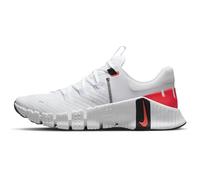 Nike Free Metcon 5 Men's Workout Shoes, White/Black/Bright Crimson, 11 UK
