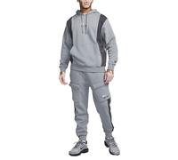 NIKE FV0167 Mens Tracksuit Set Jogging Bottom Pullover Fleece Hoodie Grey Tops