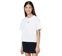 Nike Sportswear Essential Older Kids' (Girls') T-Shirt - White - Cotton L