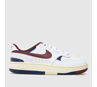 Nike Gamma Force Trainers in White & Burgundy UK 3 (EU 36)