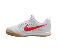 Nike GATO GS White University Red Gum Kids Youth Indooe Scoccer Shoes HV9596-102