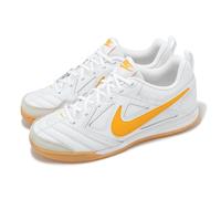 Nike GATO GS White University Gold Gum Kids Youth Indoor Soccer Shoes HV9596-100