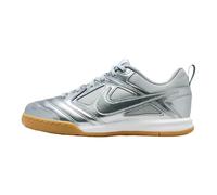Nike Gato LV8 Big Kids Shoes (Metallic Silver/White/Gum Light Brown/Metallic Silver), Silver Metallic White Light Brown Metallic Silver, 6 UK