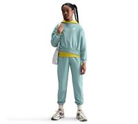 Nike Girl's Club FLC Bxy CRW Lbr Sweatshirt, Cannon/Cannon/White, 10-12 anni