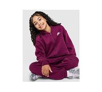 Nike Girls' Club Fleece Full Zip Hoodie Junior - Pink 7-8Y