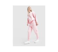 Nike Club Fleece Older Kids' (Girls') High-Waisted Fitted Trousers - Pink - Cotton/Polyester L