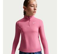 Nike Older Girls DRI-FIT Long Sleeve Half Zip 13 (XL) Pink