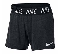 Nike Girls Dry Trophy Shorts - Black/HTR/White, Large