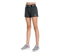 Nike Girls Dry Trophy Shorts - Black/HTR/White, X-Large
