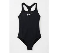 Nike Girls Essential Racerback One Piece Swimsuit, Black, Size S Black