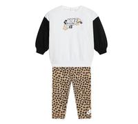 Nike Girls' Floral Legging Tracksuit White Size 4-5 A Code 36L827-X0L