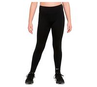 Nike Girls' G NK DF ONE Tight Leggings, Black/Black/Black/White, M