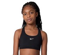 Nike Dri-Fit Swoosh Sports Bras Girls - Black, Size XS