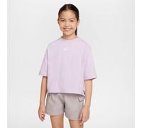 Nike Girls G Nsw Ss T Jsy in Doll/White - Purple - Size 7-8Y