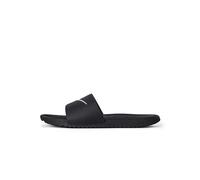 NIKE Girl's Kawa Flip Flops, Black Black White 001, 11.5 UK Child