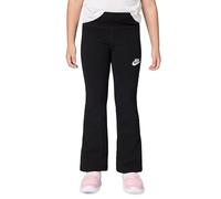 NIKE Girl's Lbr Flare Leggings, Black, 6/7 Years