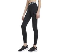 Nike Girls Pro Tight - Black, Black/White, Size L=12-13 Years Black/White