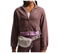 Nike - Girl's NP Dri-Fit Full Zip Fleece Hoody - Hoodie size M, brown