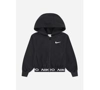 Nike Girls NP Essentials Zip Up Top in Black - Black - 5 - 6 Yrs