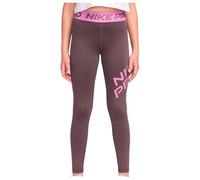Nike - Girl's Pro Dri-Fit Tight High Brand Read VNR - Leggings size L, purple