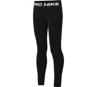 Nike Girls Pro Tight - Black, Black/White, Size Xs=6-8 Years Black/White