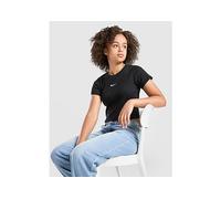 Nike Girls' Ribbed Baby T-Shirt Junior - Black 12-13Y