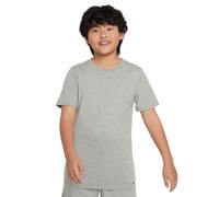 Nike Girls Shirt, Dk Grey Heather/Black, 4 Years EU