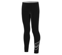 NIKE Girls' Sportswear Leggings, black/white, 10 Years EU