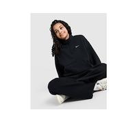 Nike Girls' Studio Fleece 1/4 Zip Sweatshirt Junior - Black - Kids 7-8Y
