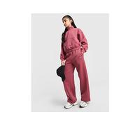 Nike Girls' Studio Fleece Wide Leg Joggers Junior - Pink - Kids 10-12Y