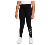 Nike Girl's Sw Essntl Futura Leggings, Black/White, L