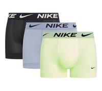 Nike Girl's Trunk 3pk Underwear, Barely Volt/Ashen Slate/Black, L