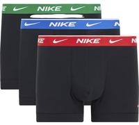 Nike Girls Trunk 3pk Underwear, Blk - Stdm Grn/Gme Royal/Uni Red Wb, M EU