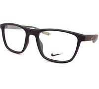 Nike Glasses Frame Matte Black Grey Men's 53mm Spectacles 7038 001
