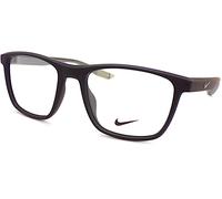 Nike Glasses Frame Matte Black Grey Men's 53mm Spectacles 7038 001
