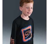 Nike Glow With Me Younger Kids' Long-Sleeve T-Shirt - Black - Cotton/Polyester 7