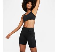 Nike Go Women's Firm-Support Mid-Rise Shorts with Pockets Sz XS DQ5925 010 P27